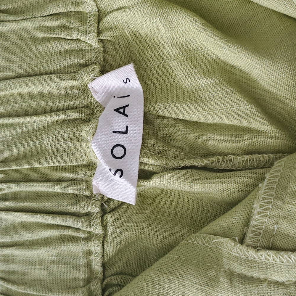 Solia The Label Green Wide-Leg Pants - Picture 2 of 2